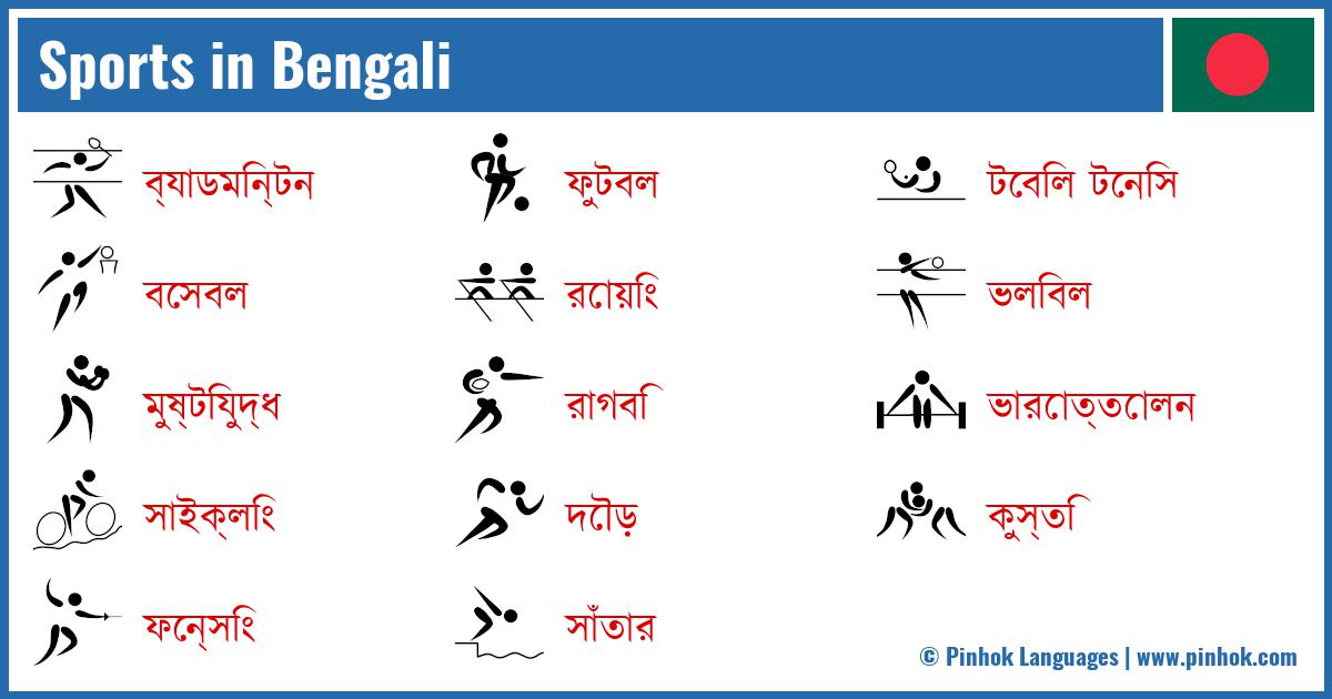 Sports in Bengali
