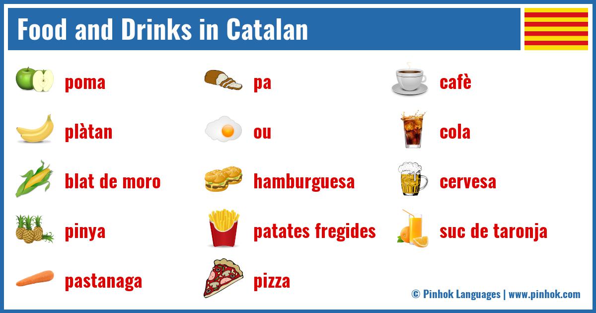 Food and Drinks in Catalan
