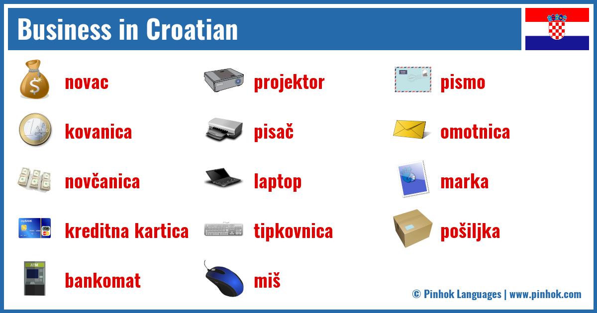 Business in Croatian