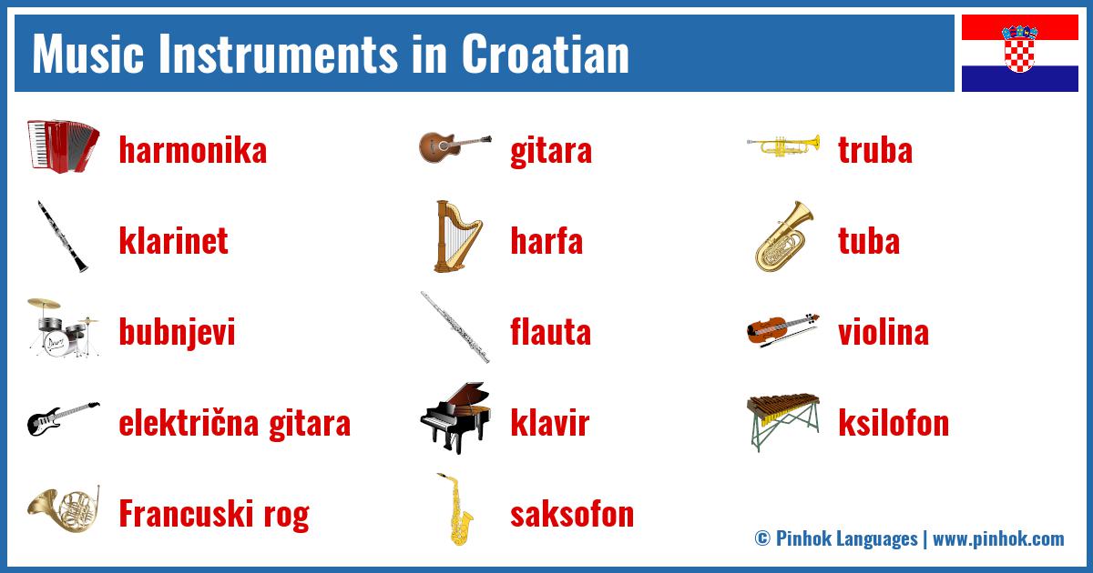 Music Instruments in Croatian