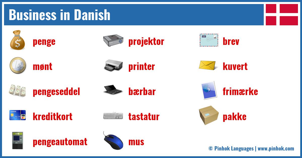Business in Danish