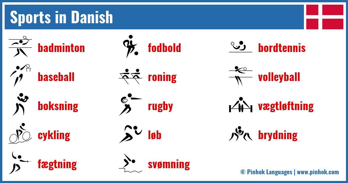Sports in Danish