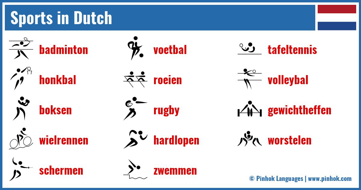 Sports in Dutch
