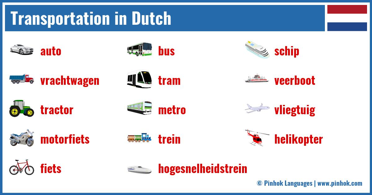 Transportation in Dutch