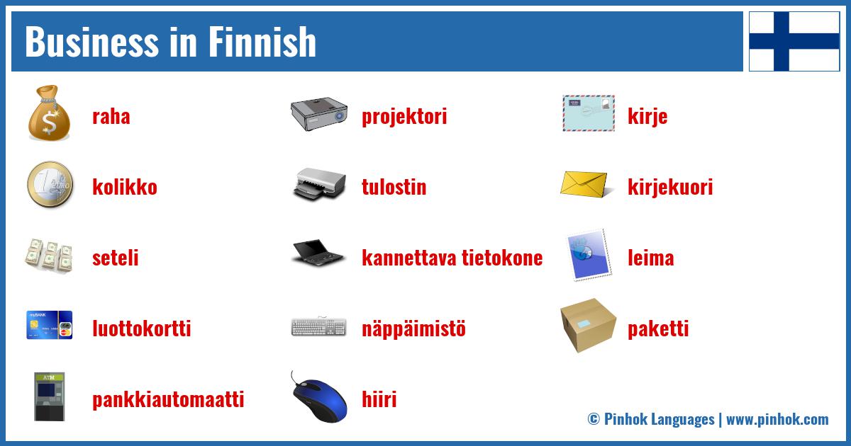 Business in Finnish