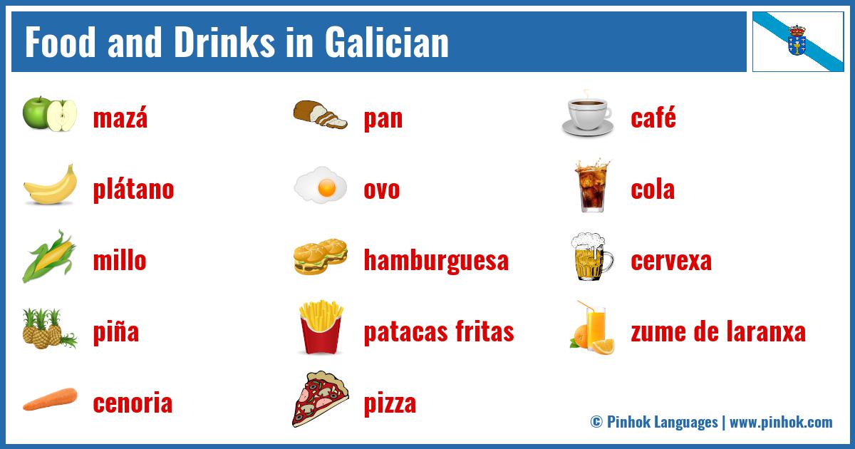 Food and Drinks in Galician