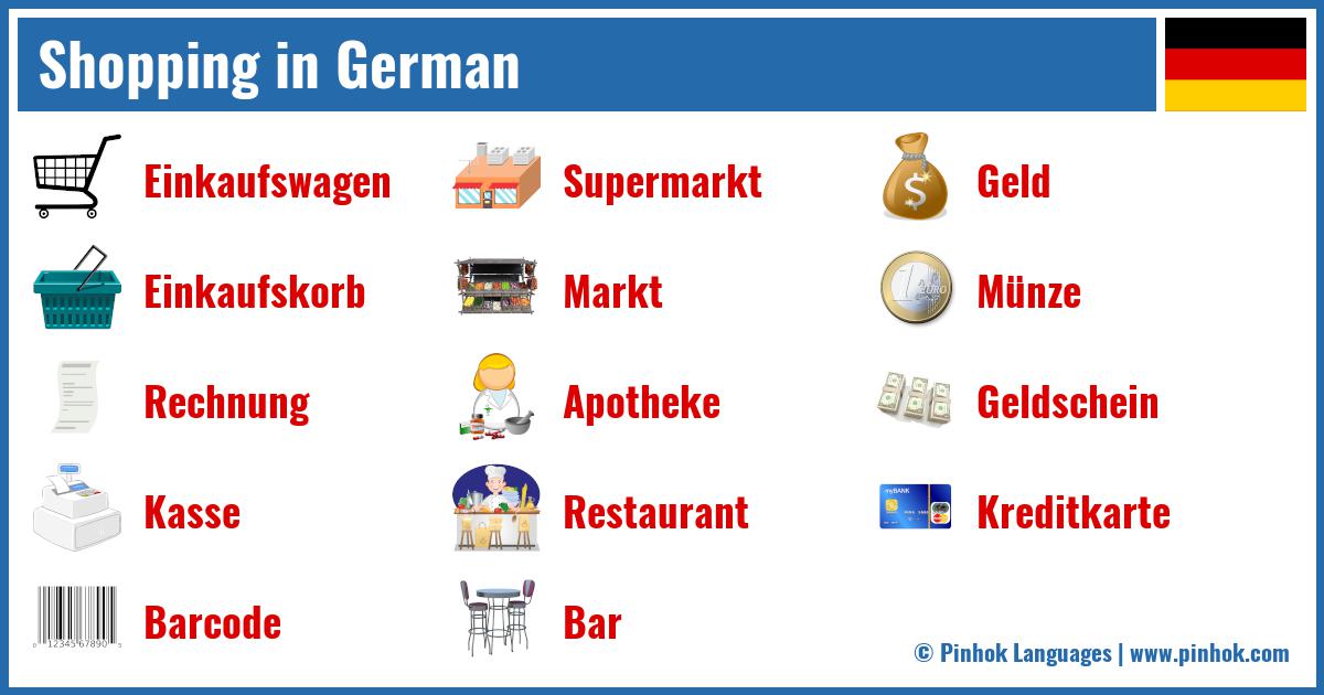 Shopping in German