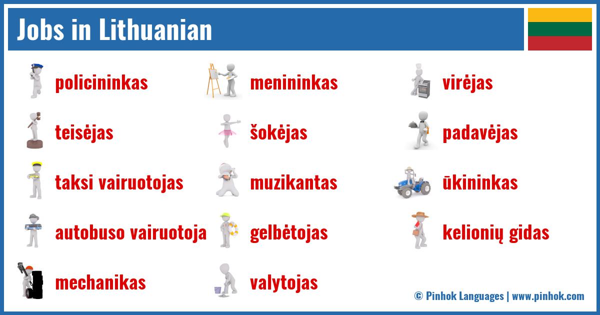 Jobs in Lithuanian