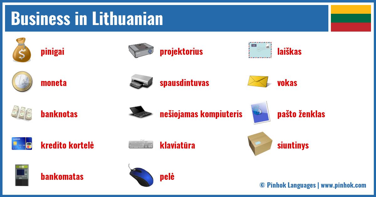 Business in Lithuanian