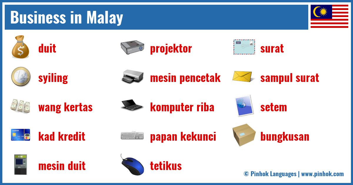 Business in Malay