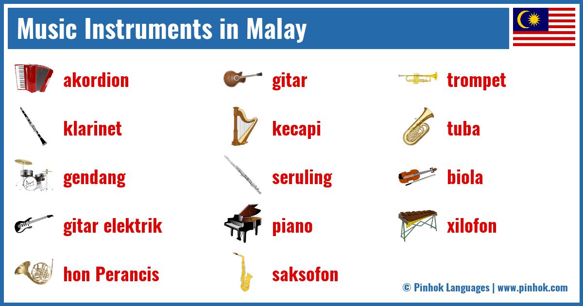 Music Instruments in Malay