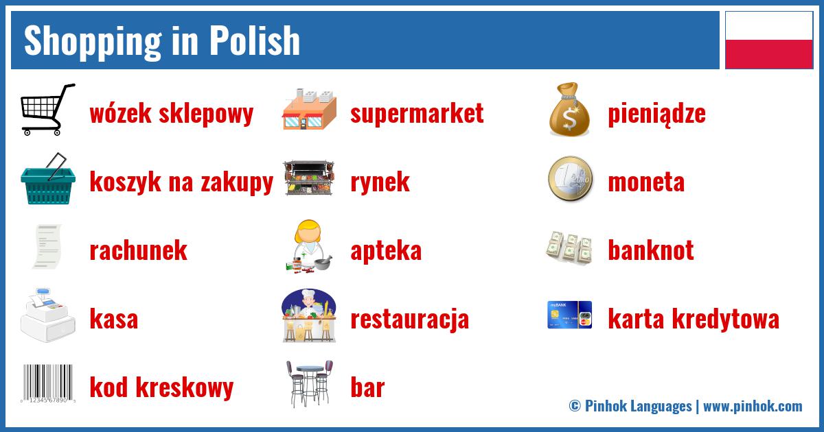 Shopping in Polish