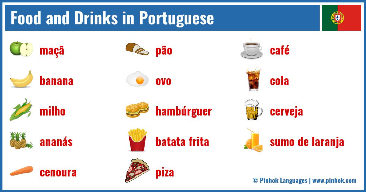 Food and Drinks in Portuguese