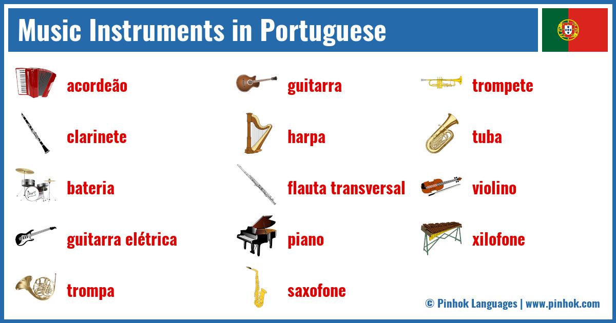 Music Instruments in Portuguese