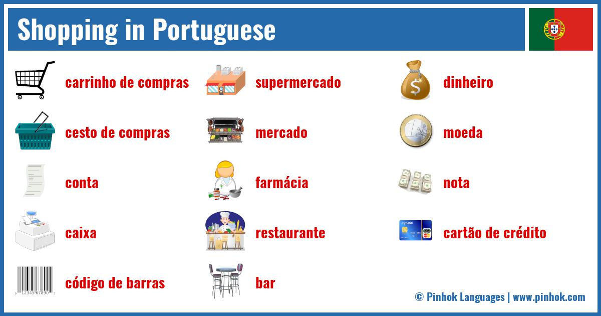 Shopping in Portuguese