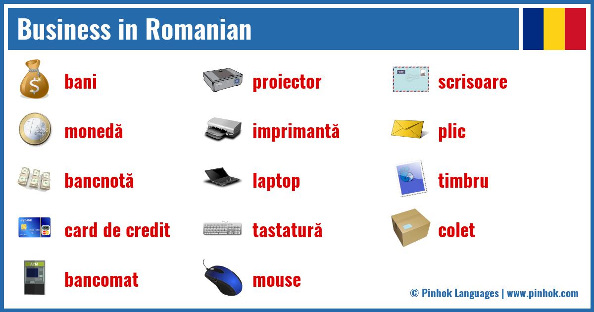 Business in Romanian