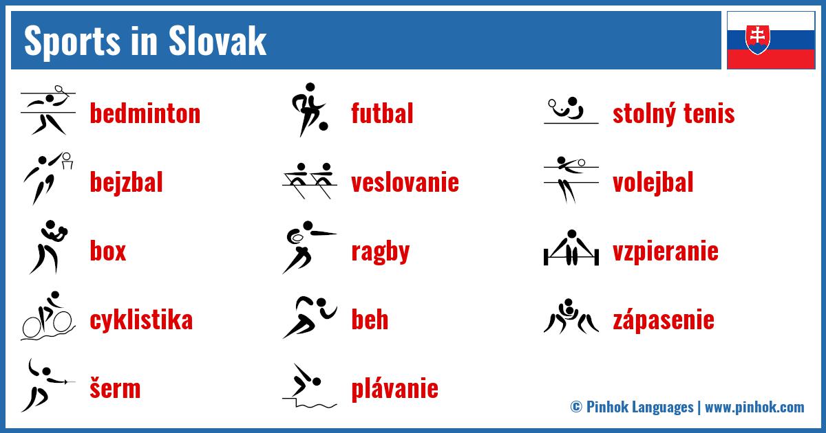 Sports in Slovak
