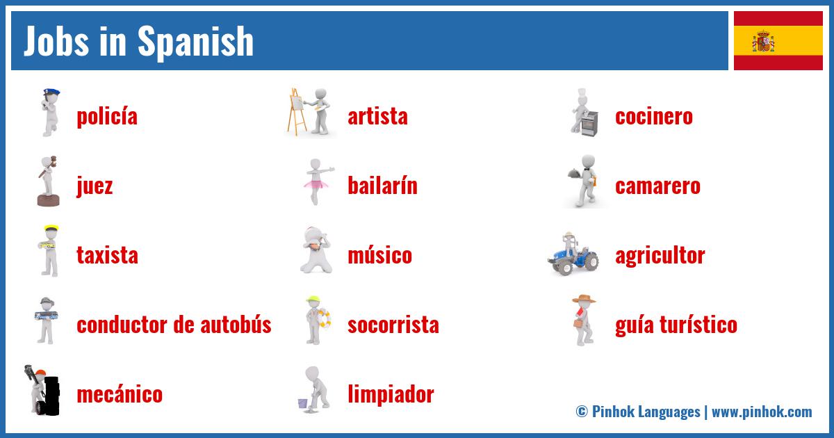 Jobs in Spanish