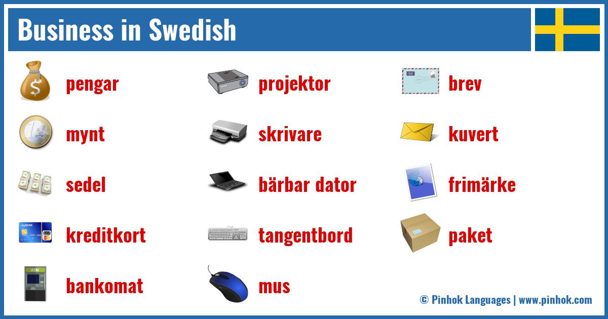 Business in Swedish
