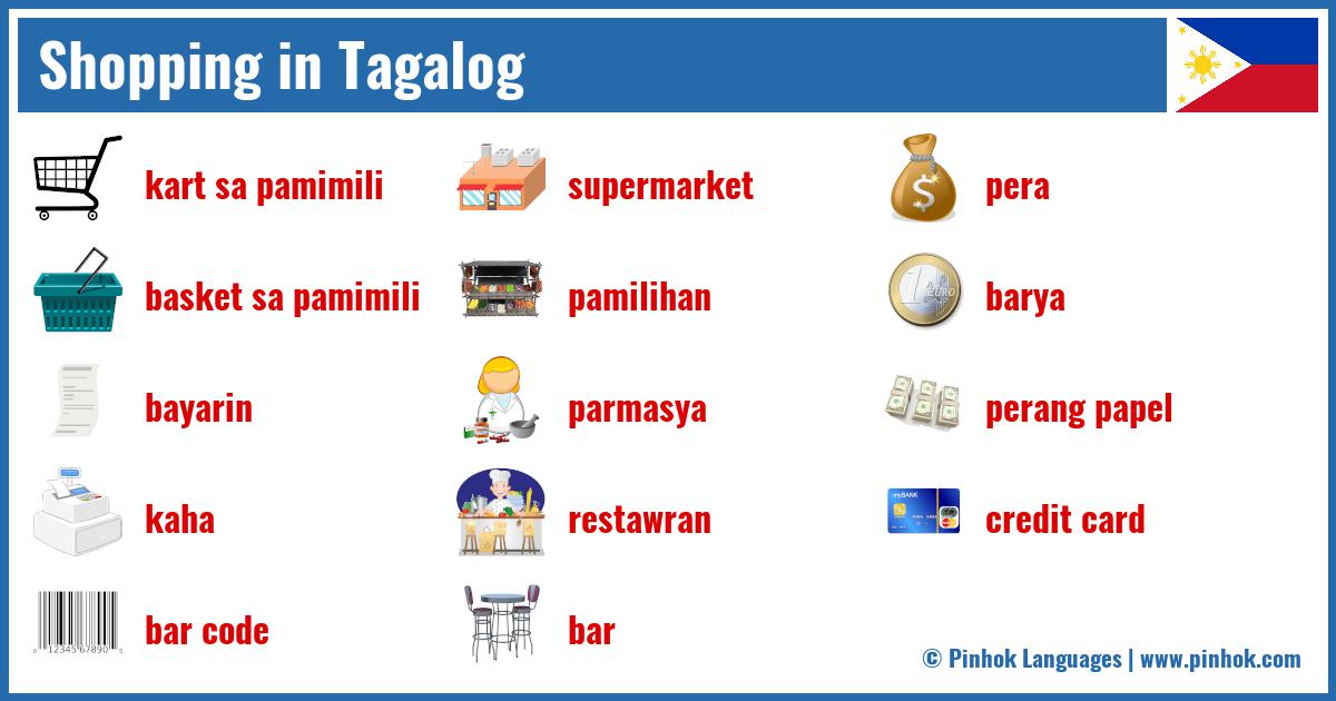 Shopping in Tagalog