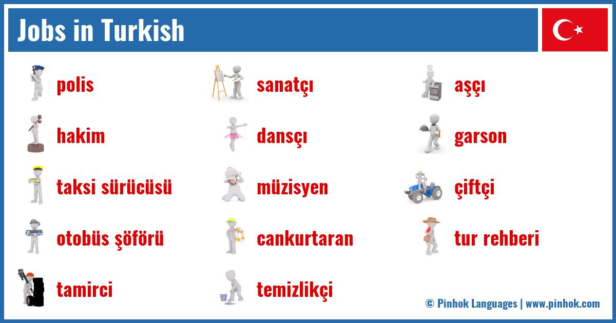 Jobs in Turkish