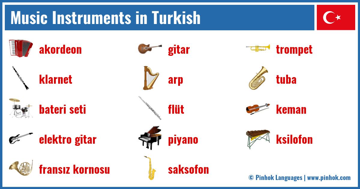 Music Instruments in Turkish