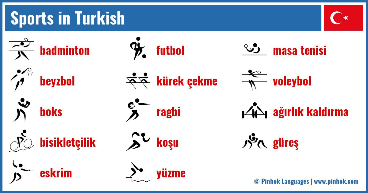 Sports in Turkish