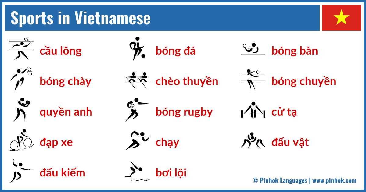 Sports in Vietnamese