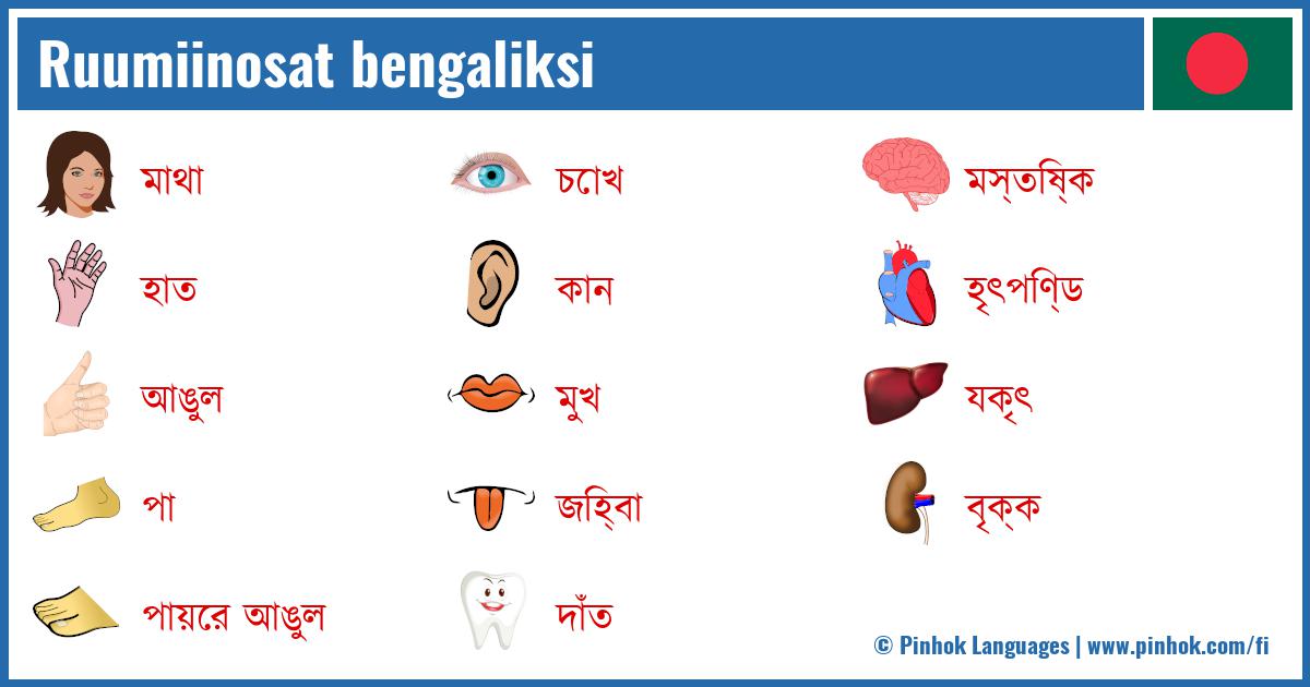 Ruumiinosat bengaliksi
