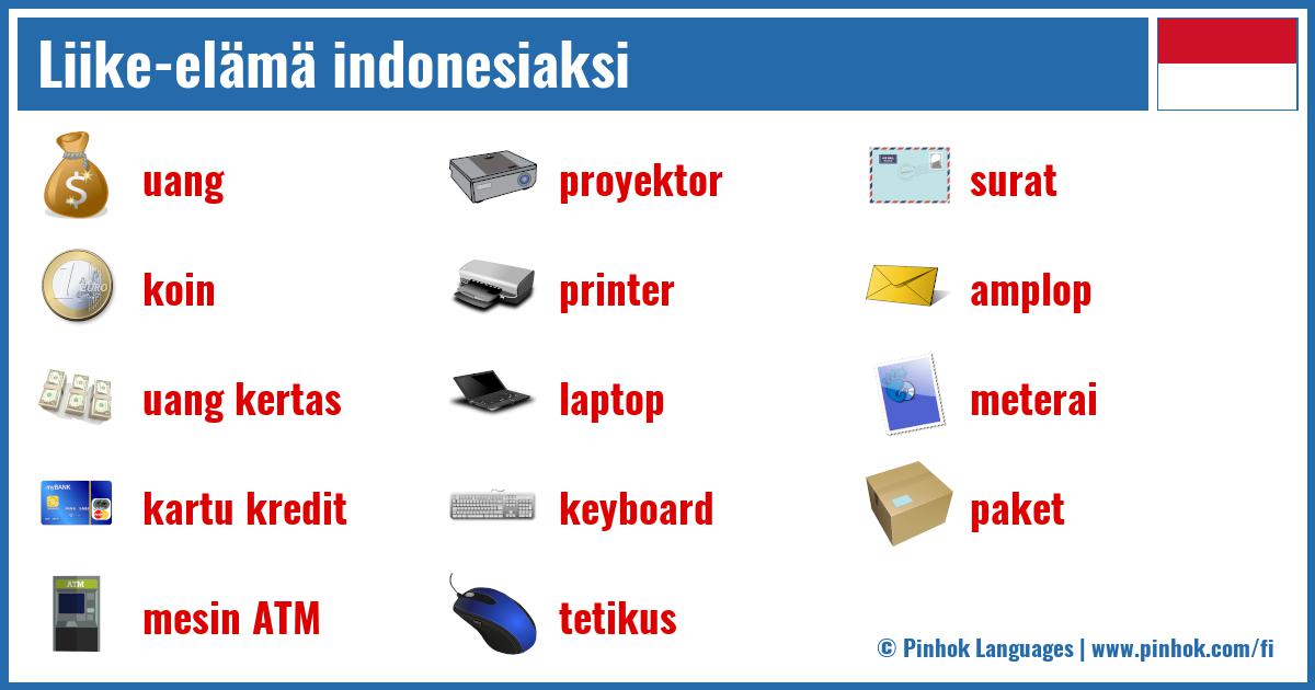 Liike-elämä indonesiaksi