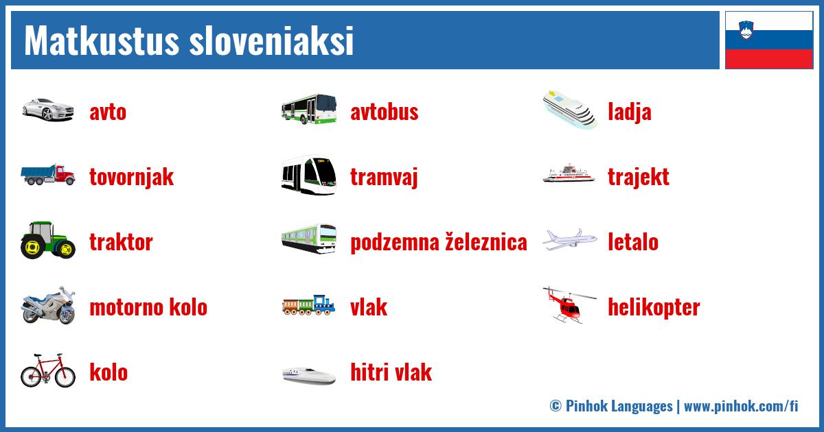 Matkustus sloveniaksi