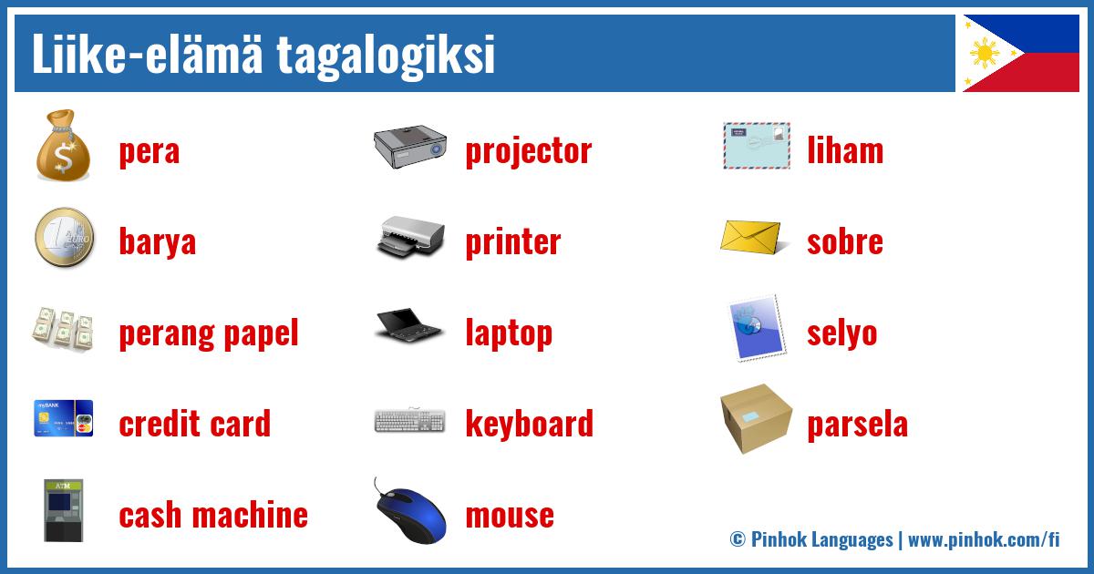 Liike-elämä tagalogiksi