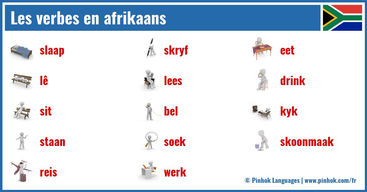 Les verbes en afrikaans