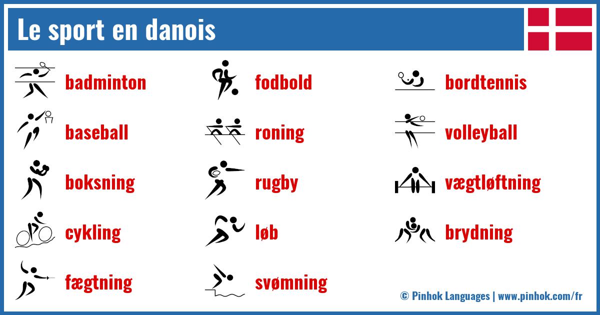 Le sport en danois