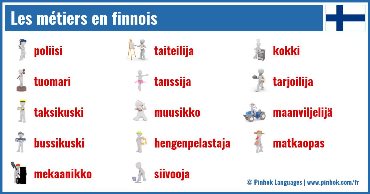 Les métiers en finnois
