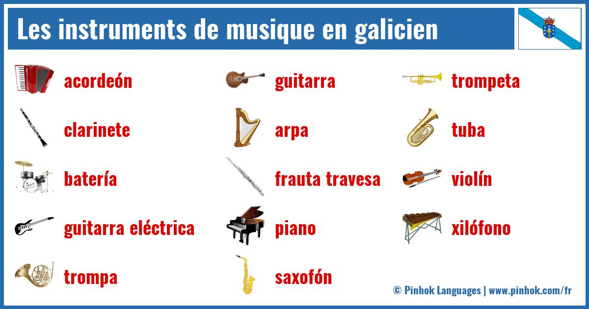 Les instruments de musique en galicien