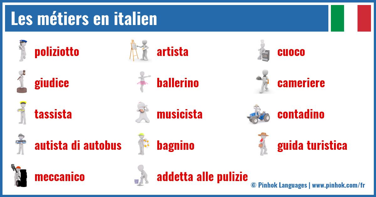 Les métiers en italien