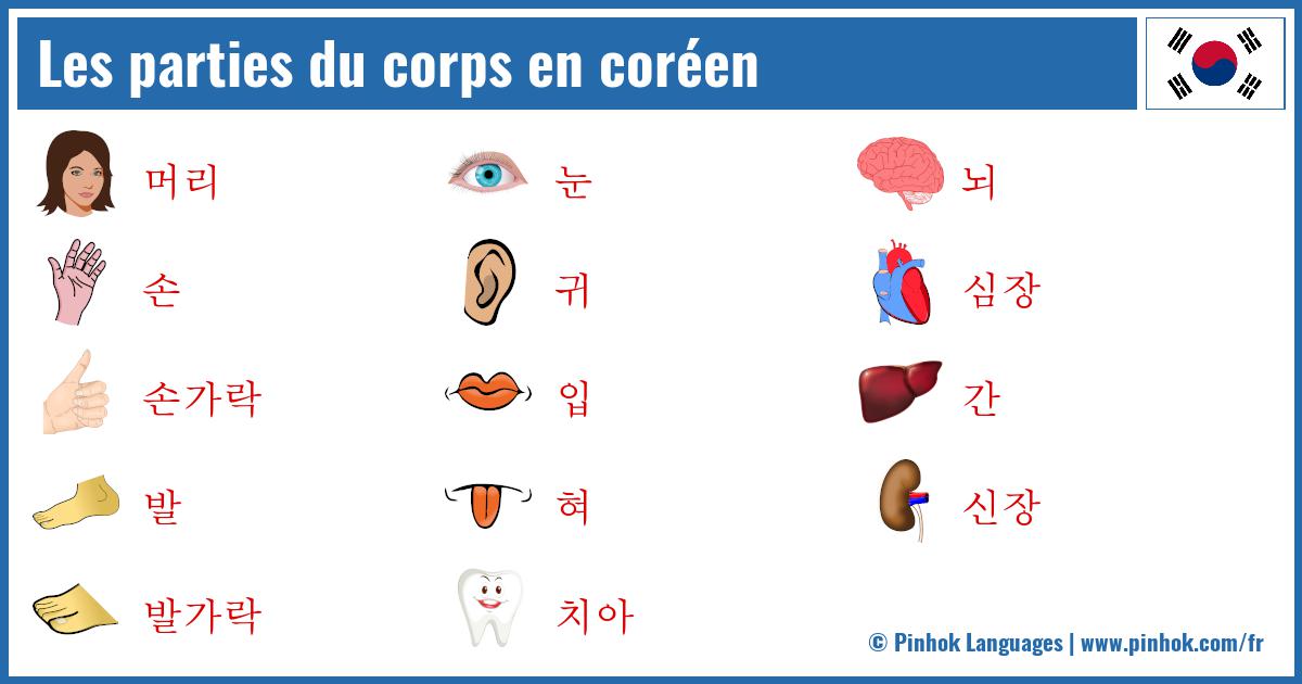 Les parties du corps en coréen