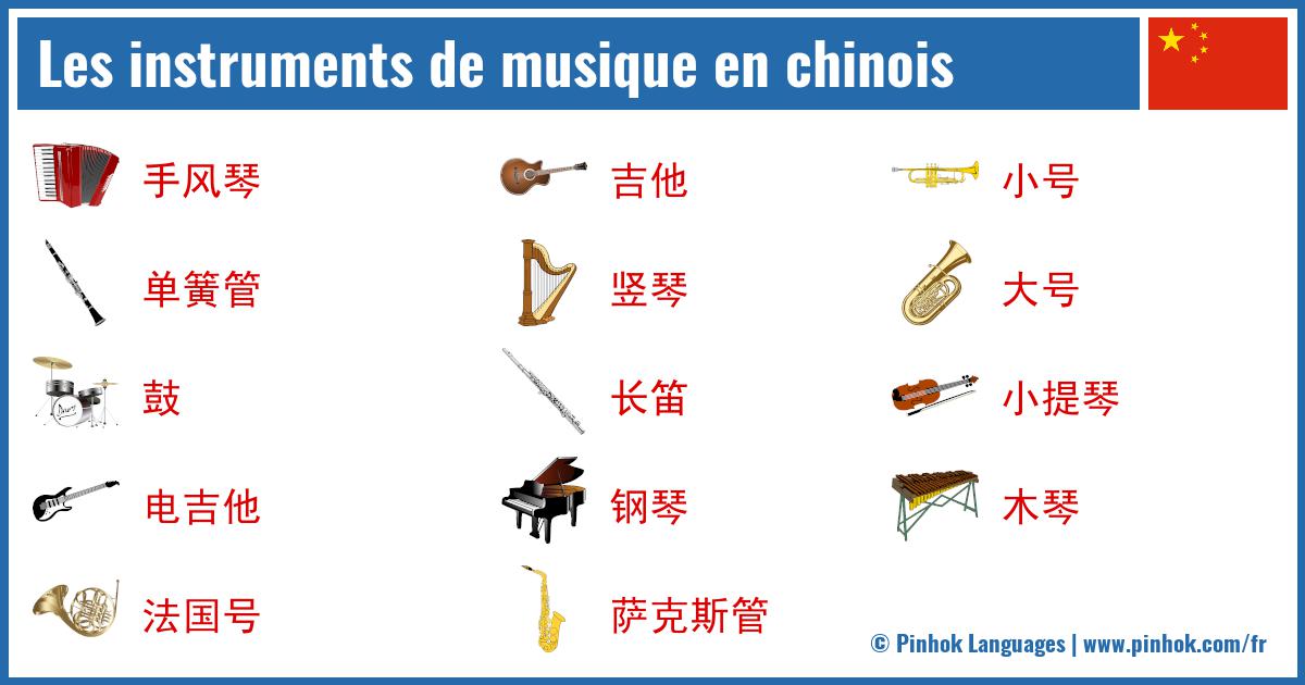 Les instruments de musique en chinois