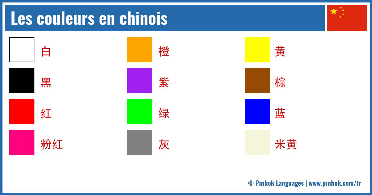 Les couleurs en chinois