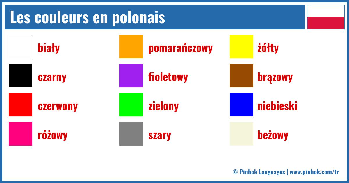 Les couleurs en polonais
