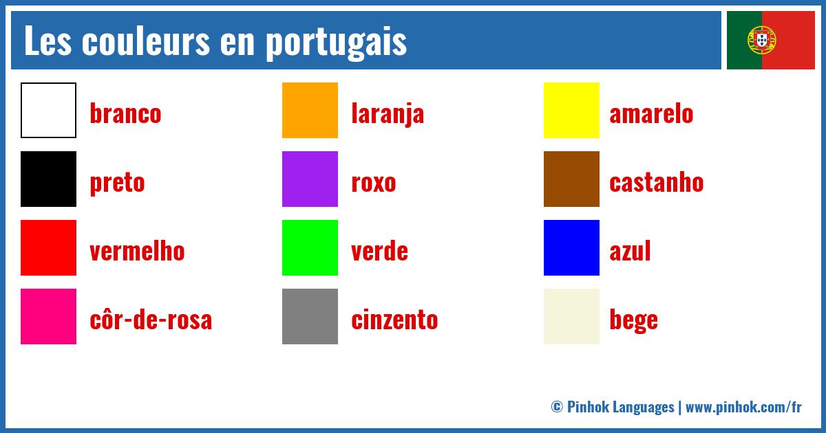 Les couleurs en portugais