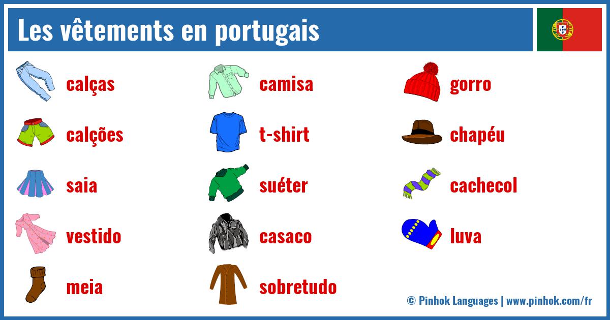 Les vêtements en portugais