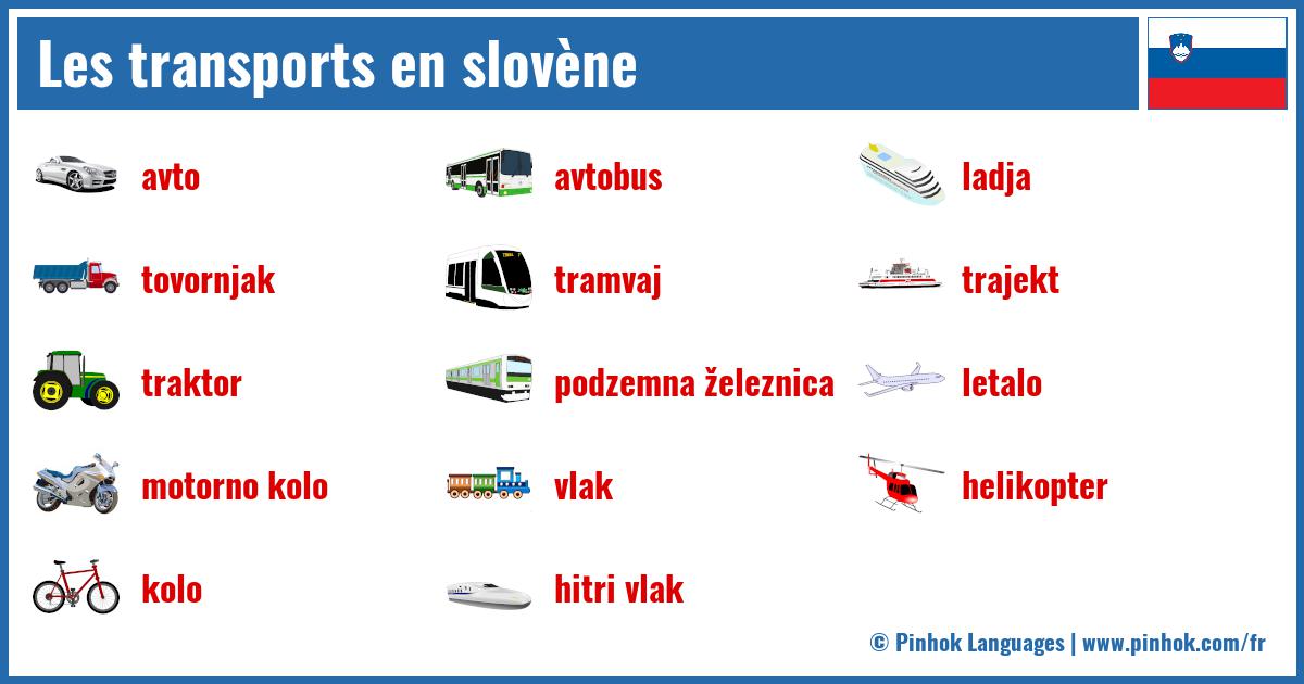 Les transports en slovène