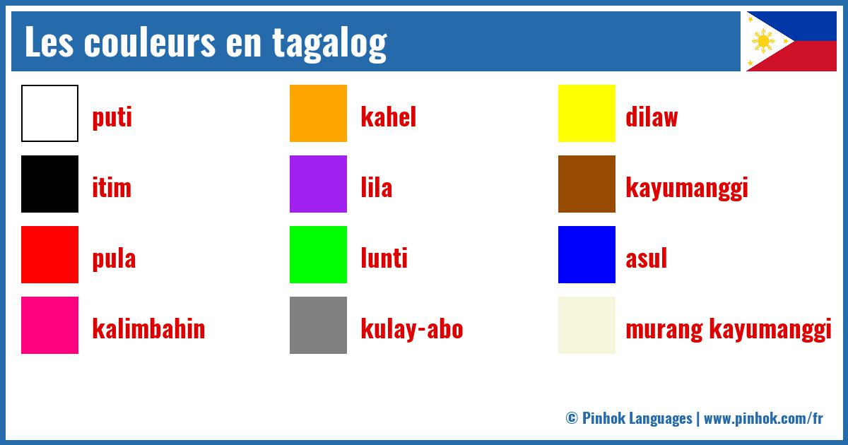 Les couleurs en tagalog