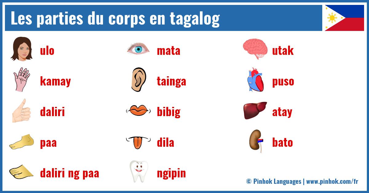 Les parties du corps en tagalog