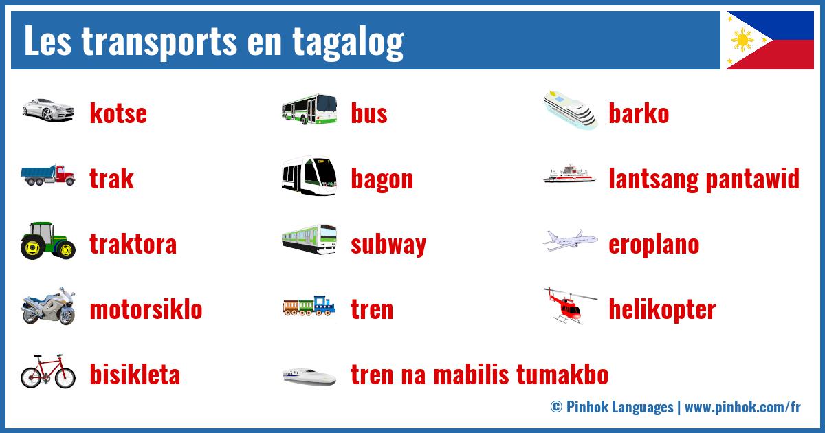 Les transports en tagalog