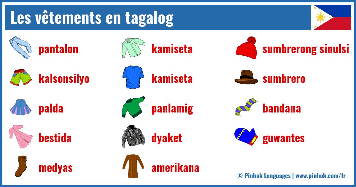 Les vêtements en tagalog