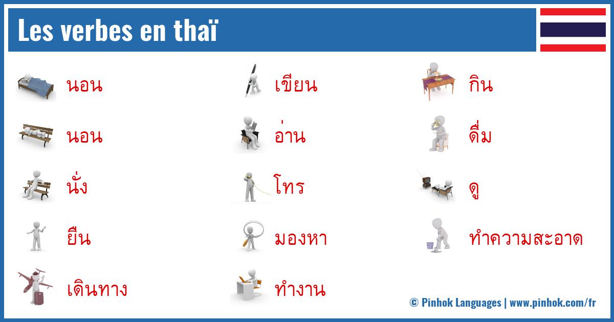 Les verbes en thaï