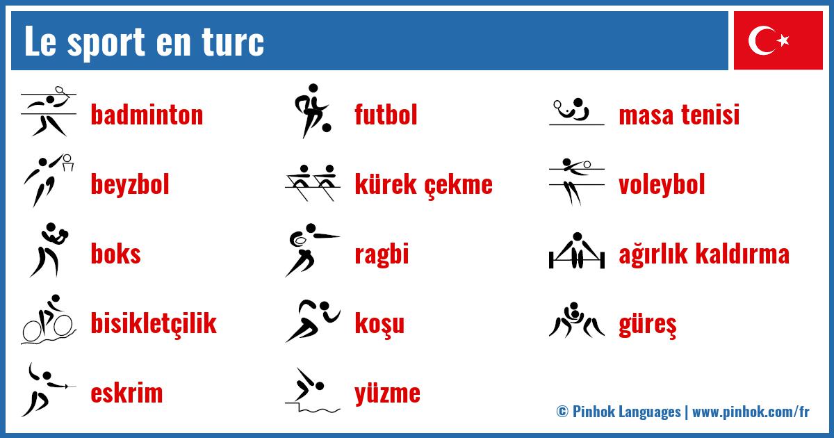 Le sport en turc